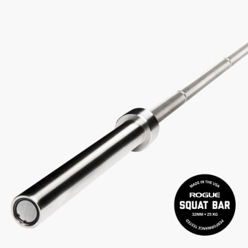 ウエイトトレーニング Rogue C-70S Bar Boneyard Rogue C-70S (Black Shaft / Bright Zinc Sleeve) | Rogue Fitness